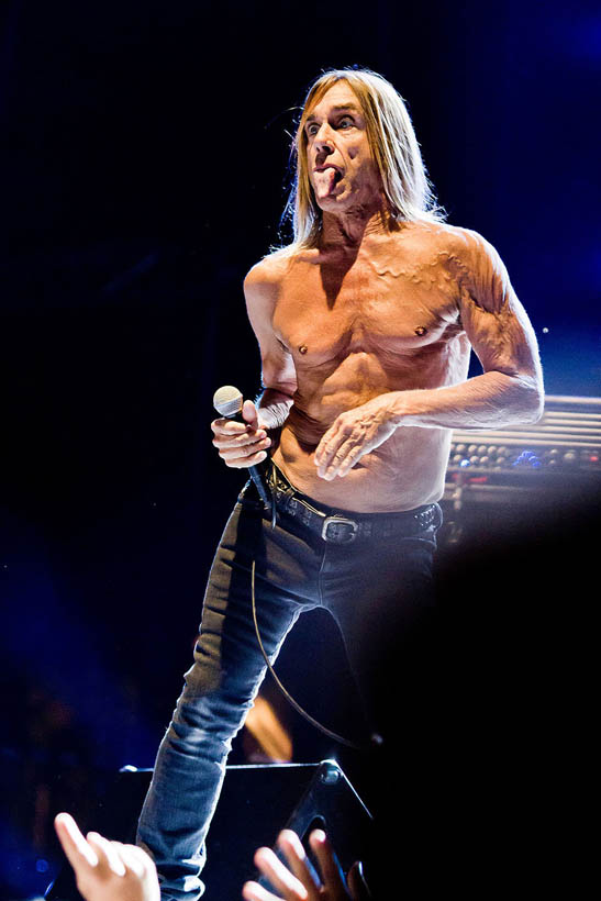 Iggy And The Stooges live at Brussels Summer Festival in Belgium on 12 August 2012