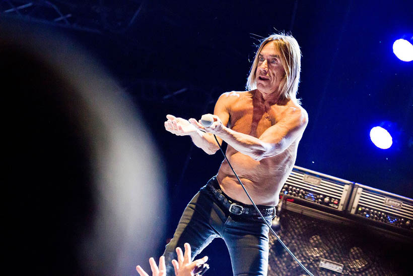 Iggy And The Stooges live at Brussels Summer Festival in Belgium on 12 August 2012