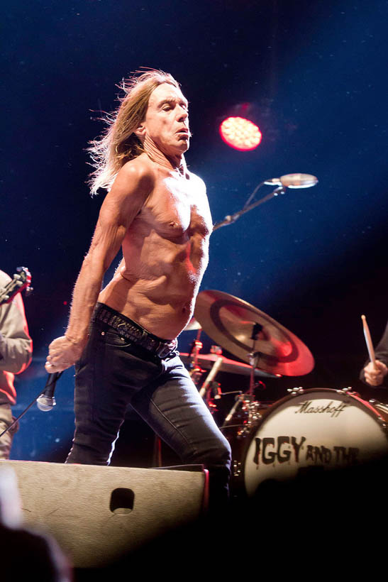 Iggy And The Stooges live at Brussels Summer Festival in Belgium on 12 August 2012