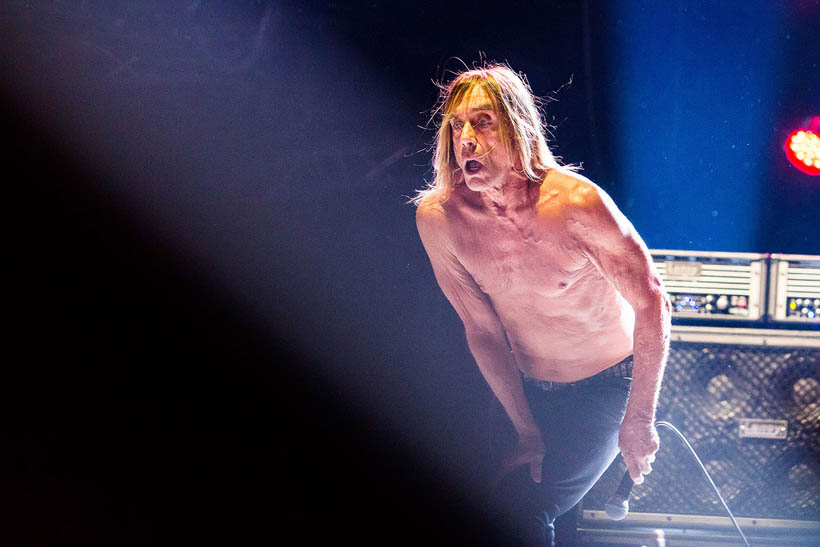 Iggy And The Stooges live op Brussels Summer Festival in België op 12 augustus 2012