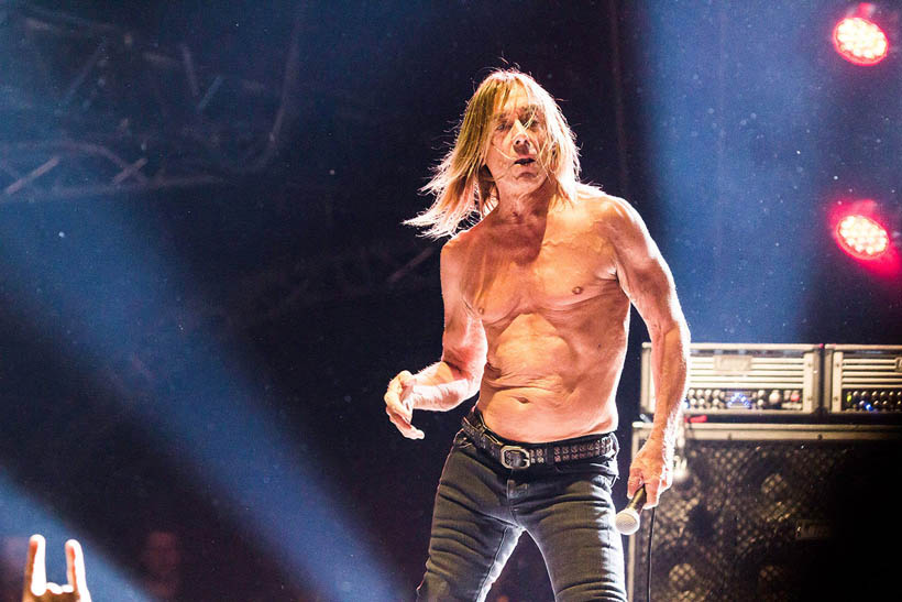 Iggy And The Stooges live at Brussels Summer Festival in Belgium on 12 August 2012