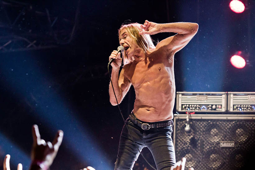 Iggy And The Stooges live at Brussels Summer Festival in Belgium on 12 August 2012