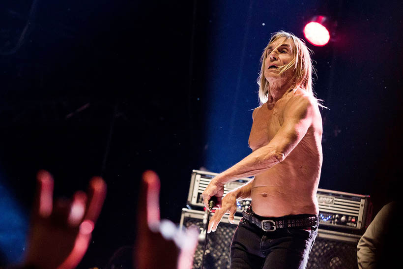 Iggy And The Stooges live op Brussels Summer Festival in België op 12 augustus 2012