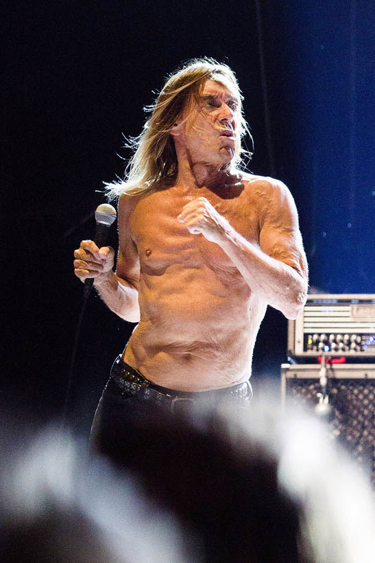 Iggy And The Stooges live op Brussels Summer Festival in België op 12 augustus 2012