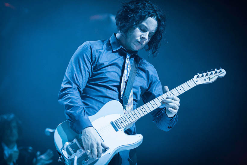 Jack White live in de Lotto Arena in Antwerp, België op 6 september 2012