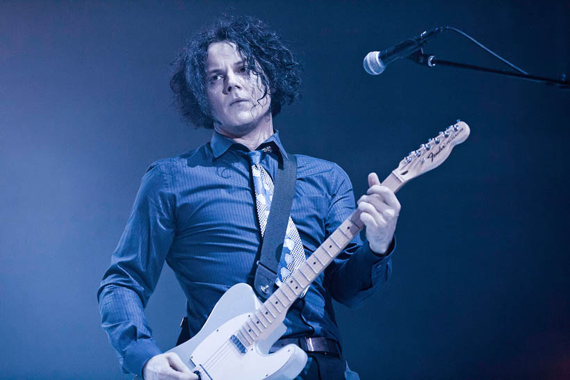 Jack White live in de Lotto Arena in Antwerp, België op 6 september 2012