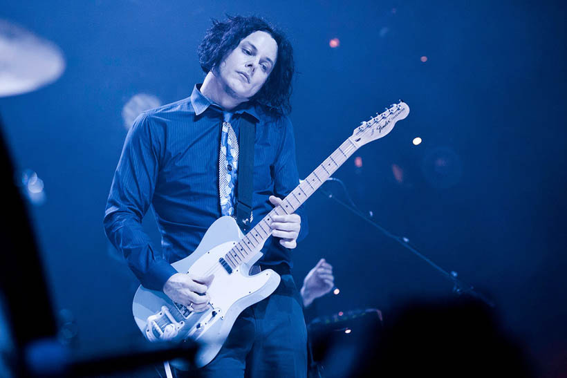 Jack White live in de Lotto Arena in Antwerp, België op 6 september 2012