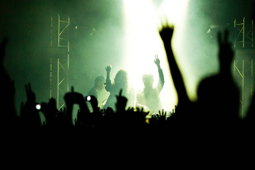 Justice live at Les Nuits Botanique in Brussels, Belgium on 10 May 2013