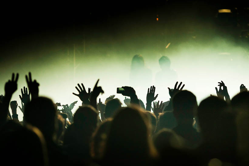 Justice live at Les Nuits Botanique in Brussels, Belgium on 10 May 2013