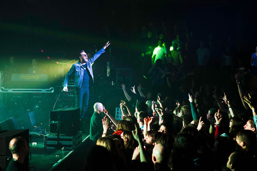 Kasabian live at Cirque Royal in Brussels, Belgium on 22 February 2012