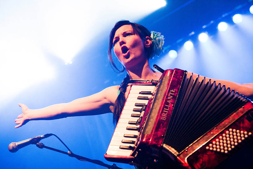 Katzenjammer live in de Ancienne Belgique in Brussel, België op 29 november 2011