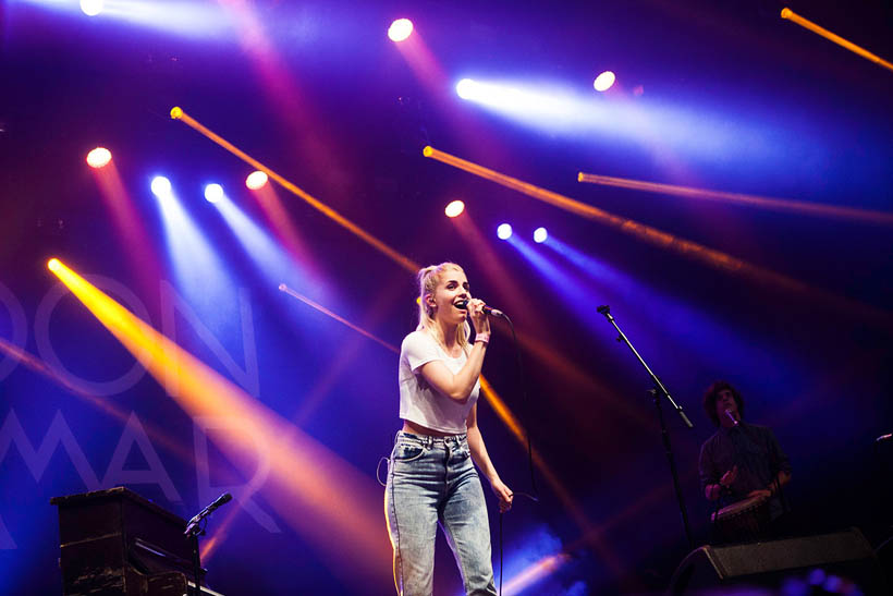 London Grammar live at Rock Werchter Festival in Belgium on 3 July 2014
