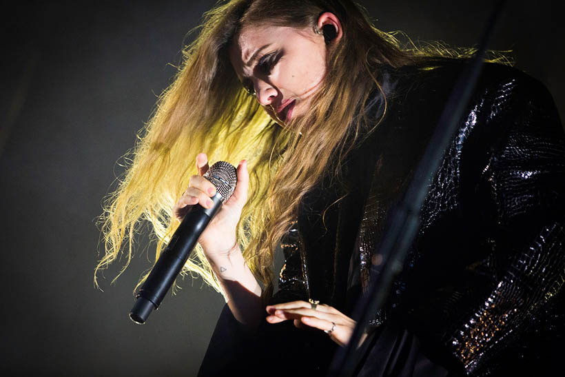 Lykke Li live op Rock Werchter Festival in België op 6 juli 2014