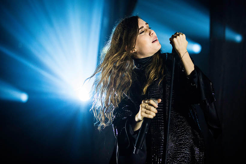 Lykke Li live op Rock Werchter Festival in België op 6 juli 2014