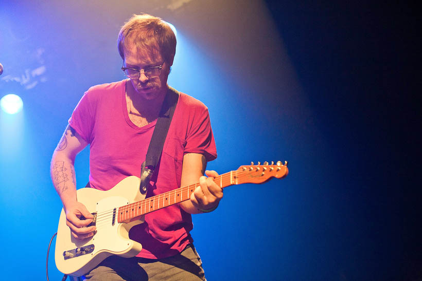 Megafaun live in de Rotonde in de Botanique in Brussel, België op 1 september 2011