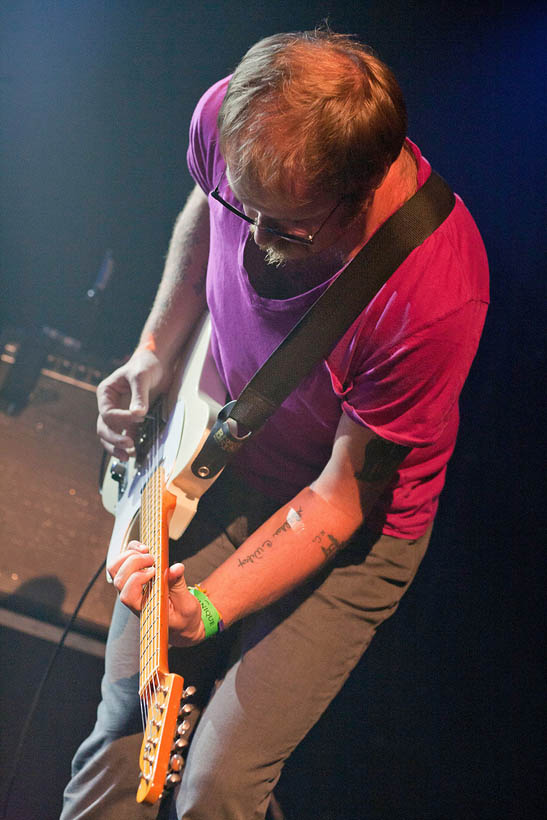 Megafaun live in de Rotonde in de Botanique in Brussel, België op 1 september 2011