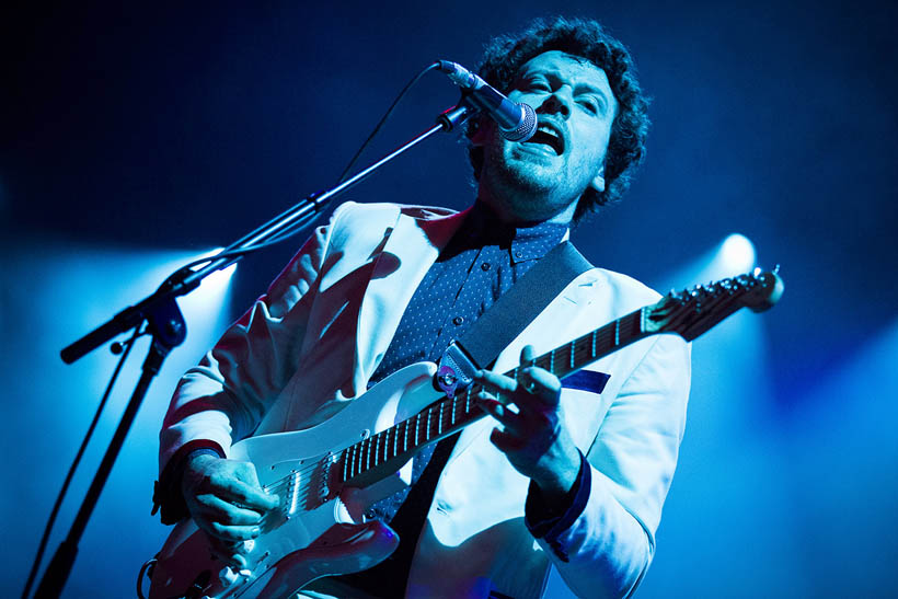 Metronomy live op Rock Werchter Festival in België op 6 juli 2014