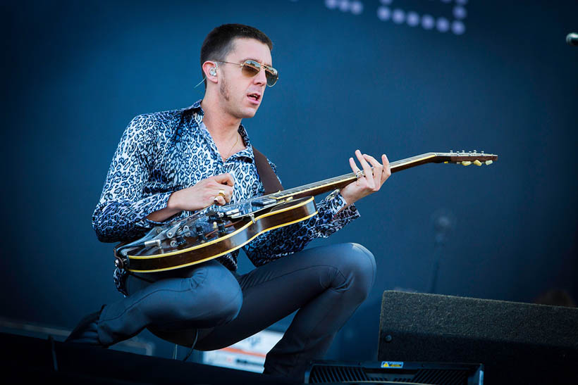 Miles Kane live at Rock Werchter Festival in Belgium on 3 July 2014