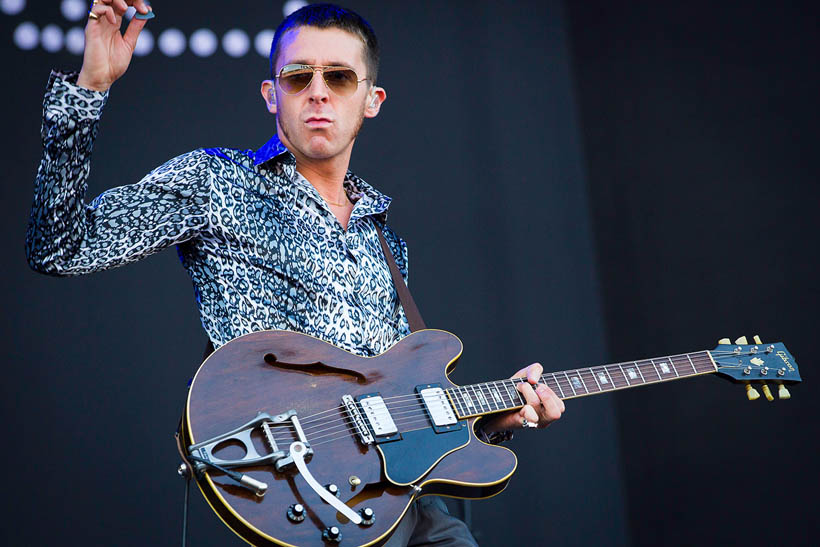 Miles Kane live at Rock Werchter Festival in Belgium on 3 July 2014