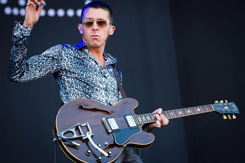 Miles Kane live op Rock Werchter Festival in België op 3 juli 2014