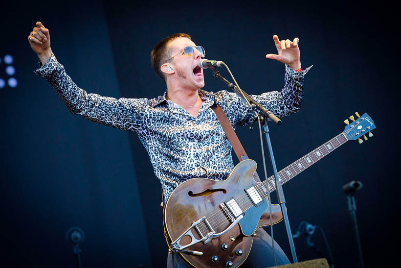 Miles Kane live at Rock Werchter Festival in Belgium on 3 July 2014