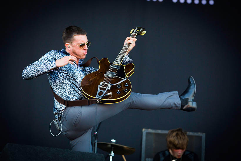 Miles Kane live op Rock Werchter Festival in België op 3 juli 2014