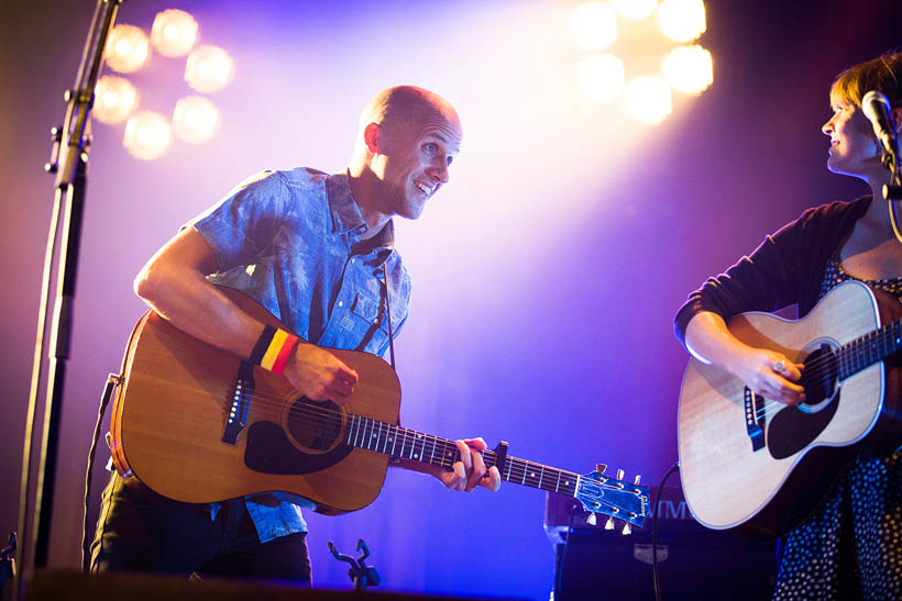 Milow live op Rock Werchter Festival in België op 3 juli 2014