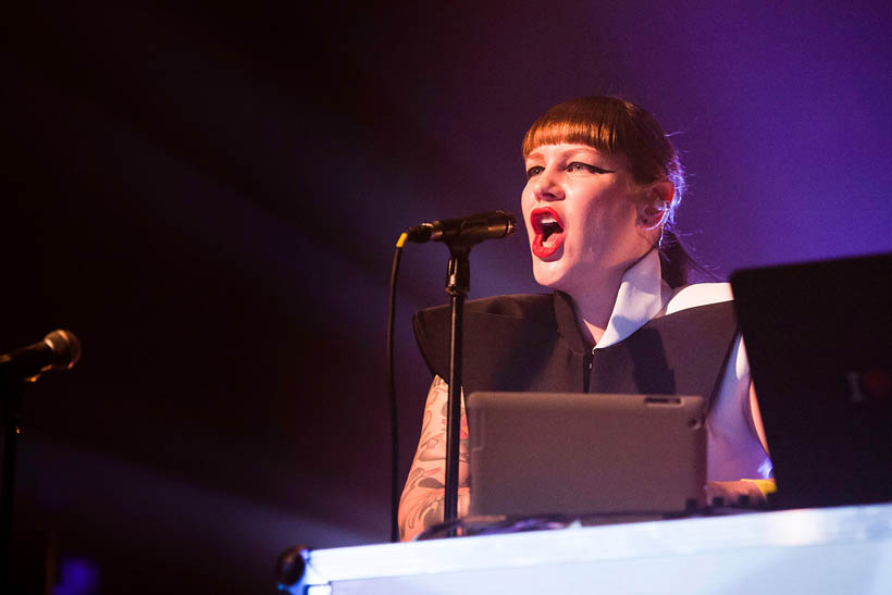 Miss Kittin live op Les Nuits Botanique in Brussel, België op 3 mei 2013