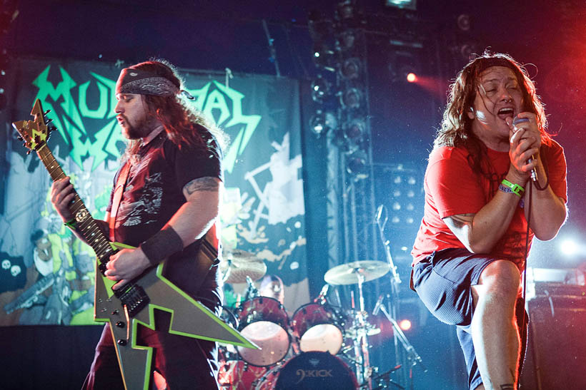 Municipal Waste live at Dour Festival in Belgium on 13 July 2012