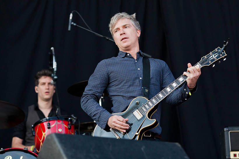 Nada Surf live op Dour Festival in België op 14 juli 2012