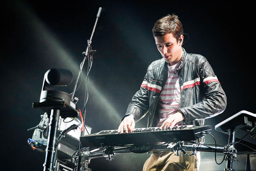 Netsky live op Rock Werchter Festival in België op 5 juli 2013