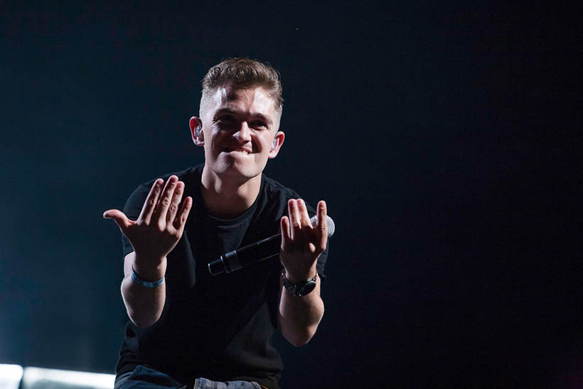 Netsky live op Rock Werchter Festival in België op 5 juli 2013