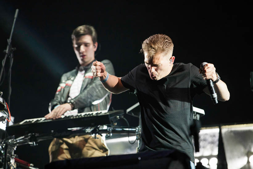 Netsky live op Rock Werchter Festival in België op 5 juli 2013