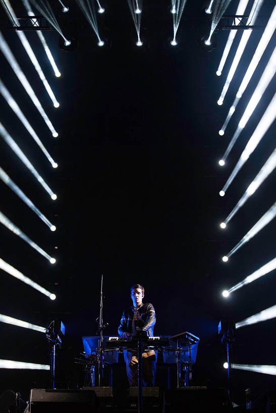 Netsky live op Rock Werchter Festival in België op 5 juli 2013