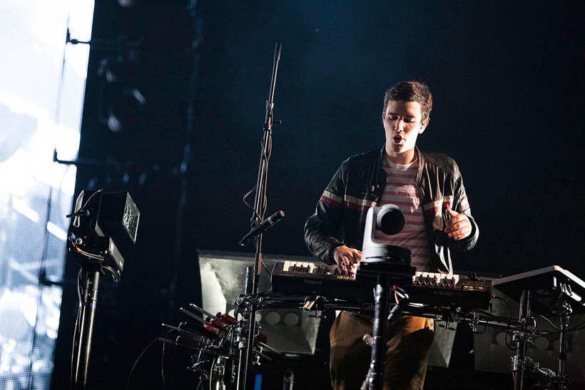 Netsky live op Rock Werchter Festival in België op 5 juli 2013