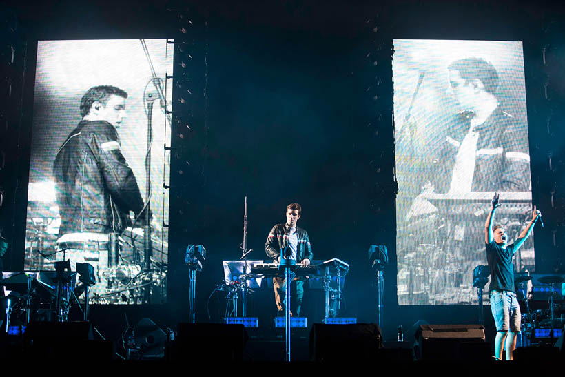 Netsky live at Rock Werchter Festival in Belgium on 5 July 2013