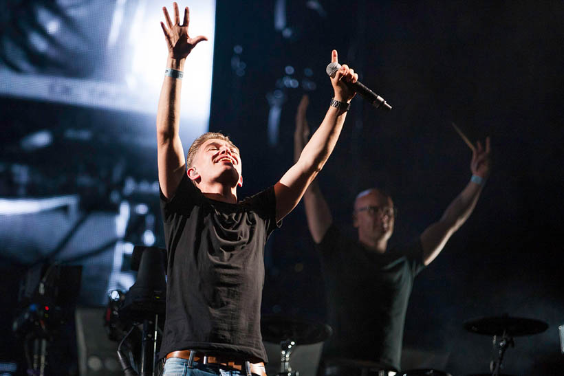 Netsky live at Rock Werchter Festival in Belgium on 5 July 2013