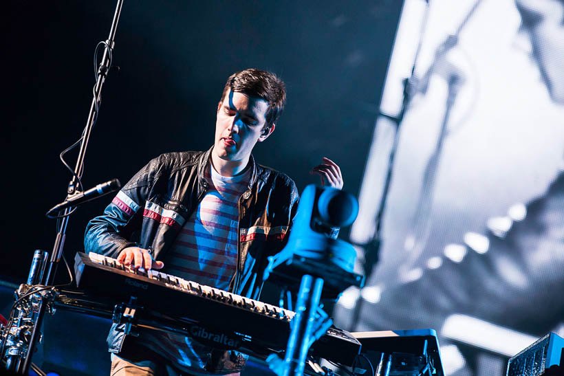 Netsky live op Rock Werchter Festival in België op 5 juli 2013