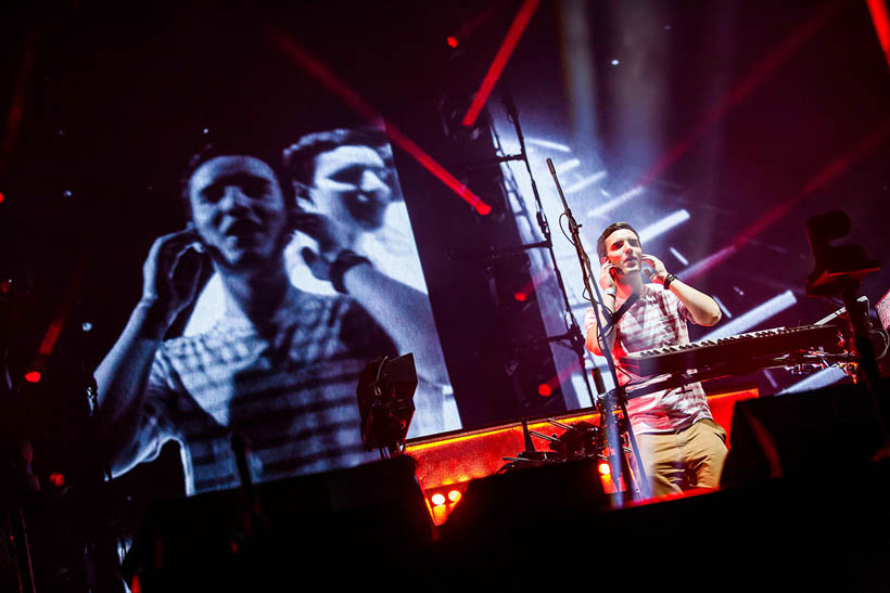 Netsky live op Rock Werchter Festival in België op 5 juli 2013