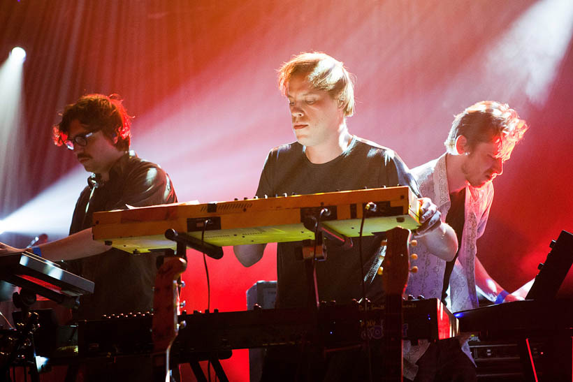 New Build live in de Rotonde in de Botanique in Brussel, België op 14 januari 2012