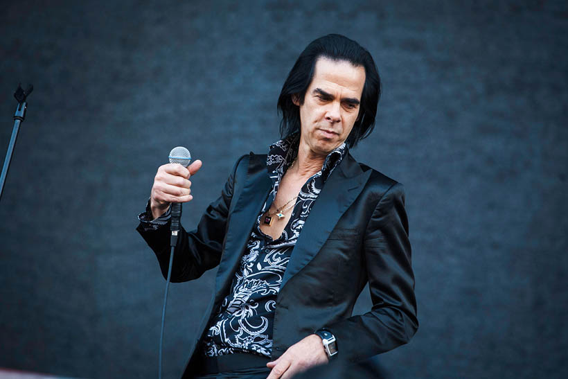 Nick Cave & The Bad Seeds live op Rock Werchter Festival in België op 6 juli 2013