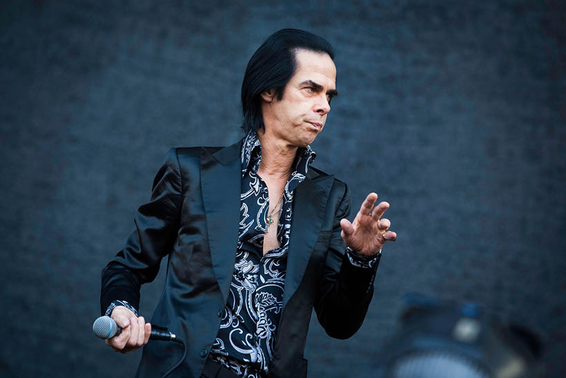 Nick Cave & The Bad Seeds live op Rock Werchter Festival in België op 6 juli 2013