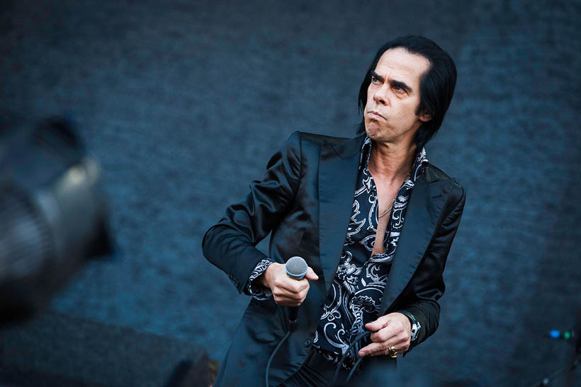 Nick Cave & The Bad Seeds live op Rock Werchter Festival in België op 6 juli 2013