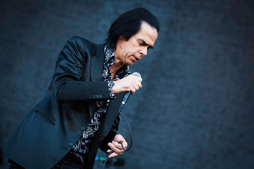 Nick Cave & The Bad Seeds live op Rock Werchter Festival in België op 6 juli 2013