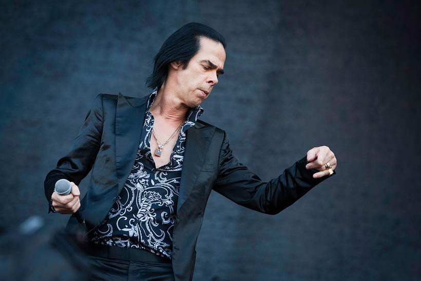 Nick Cave & The Bad Seeds live op Rock Werchter Festival in België op 6 juli 2013