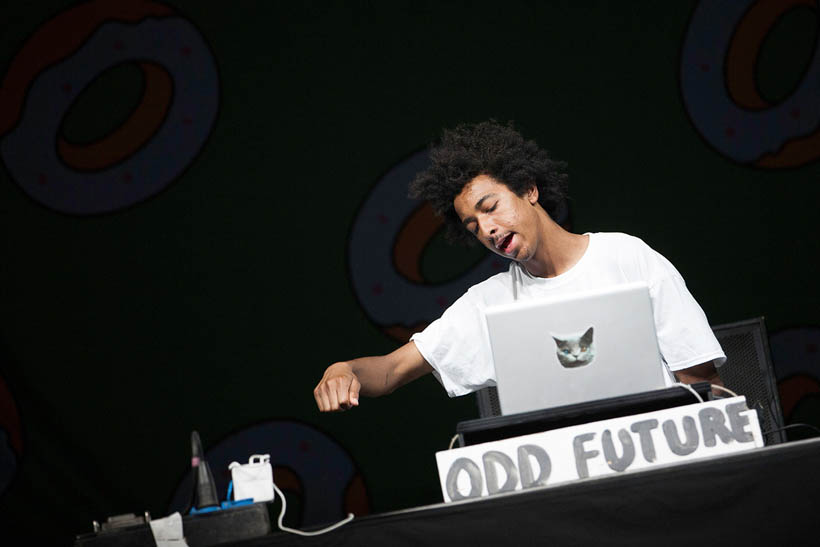 Odd Future live op Rock Werchter Festival in België op 6 juli 2013