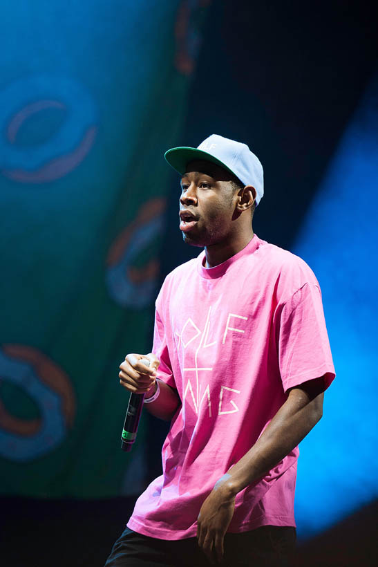 Odd Future live op Rock Werchter Festival in België op 6 juli 2013