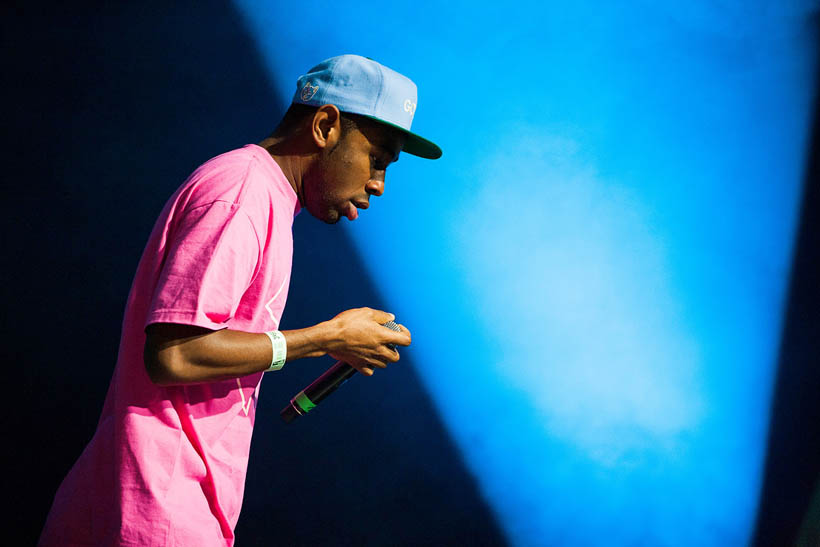 Odd Future live op Rock Werchter Festival in België op 6 juli 2013