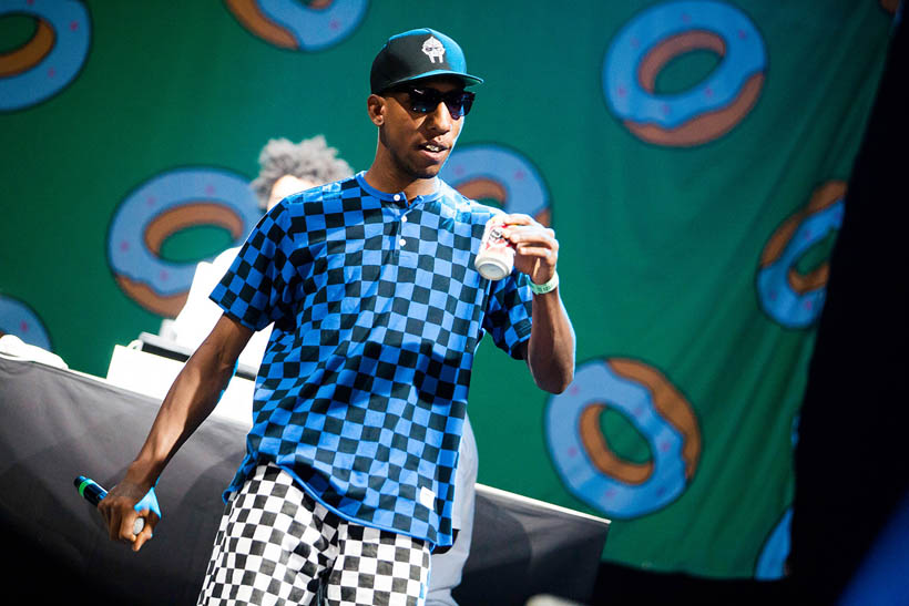 Odd Future live op Rock Werchter Festival in België op 6 juli 2013