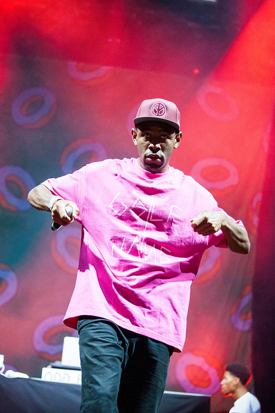 Odd Future live op Rock Werchter Festival in België op 6 juli 2013